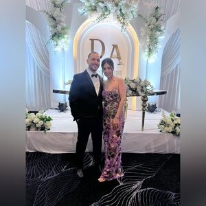 Fashion Nova Purple Floral Dress